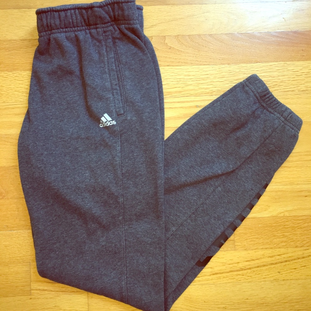 Dark Grey Adidas Sweatpants